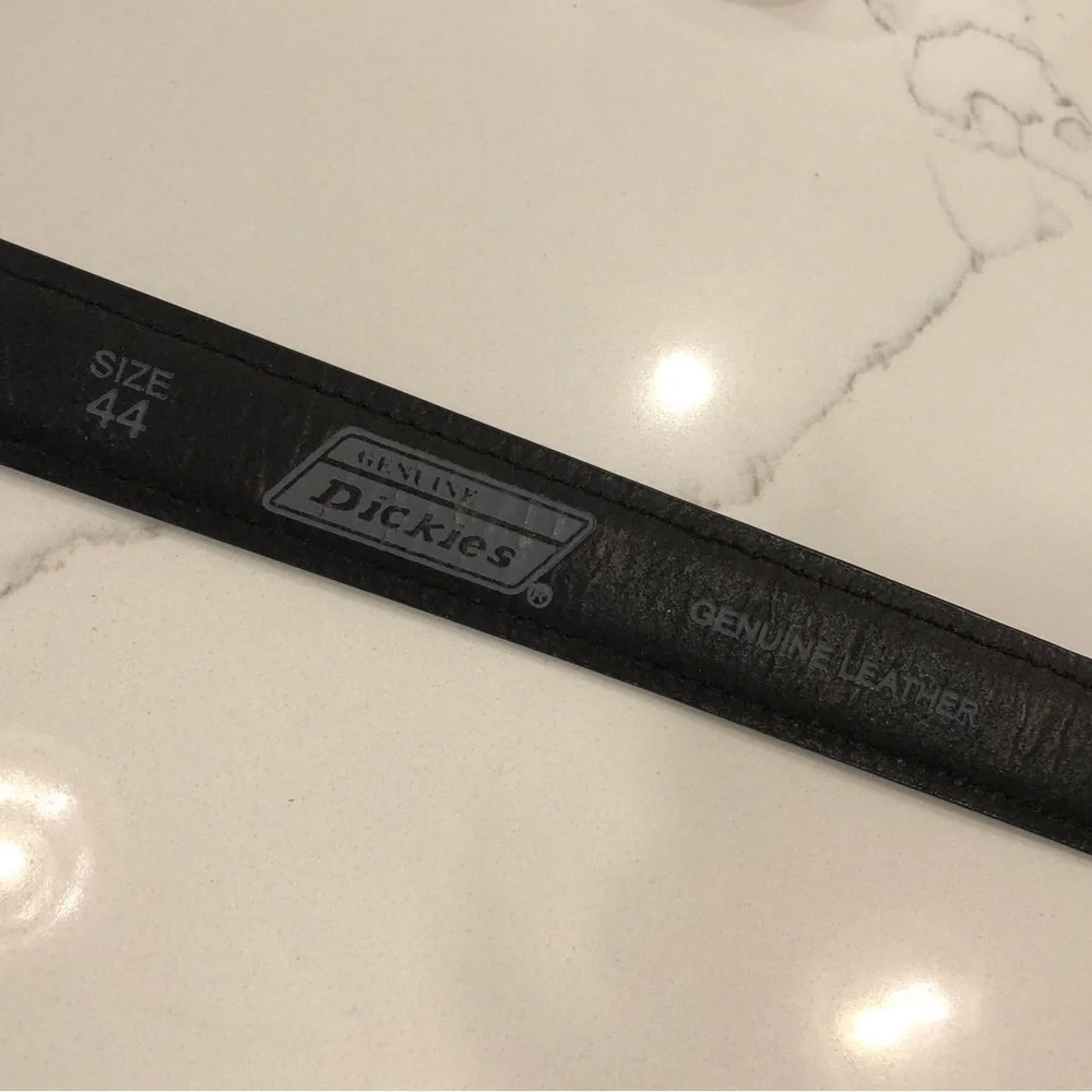 Dickies black leather